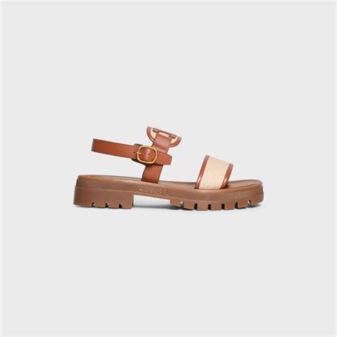 clea sandals celine|celine triomphe sandals.